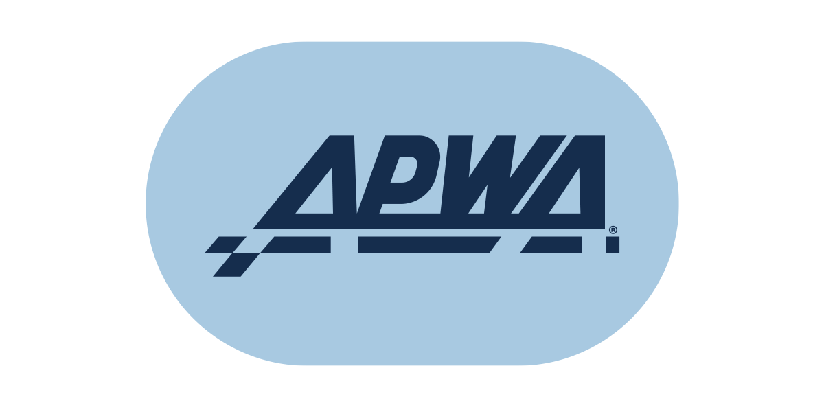 APWA logo.